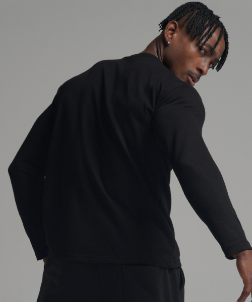 PHERMENON(フェルメノン)の「マッスルフィットイージーロングスリーブ - ブラック(Tシャツ/カットソー・メンズ・その他・1/2/3)」の10枚目の写真