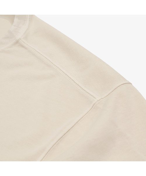 SATURDAY LEISURE CLUB(サタデーレジャークラブ)の「Pigment Dyed T-shirt(Unisex) / Small S.L.C Emblem - Ivory(Tシャツ/カットソー・レディース・その他・M/L)」の3枚目の写真