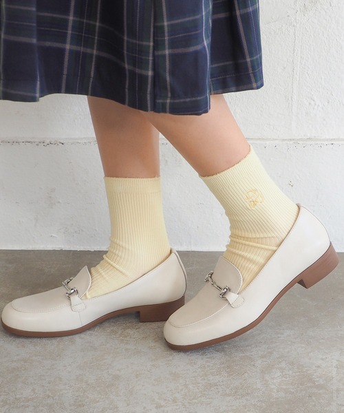 あしながおじさん（アシナガオジサン）の「2810609（ローファー・レディース・ブラウン系その他/ブラック/オフホワイト・23cm/22.5cm/24.5cm/24cm/23.5cm）」の2枚目の写真