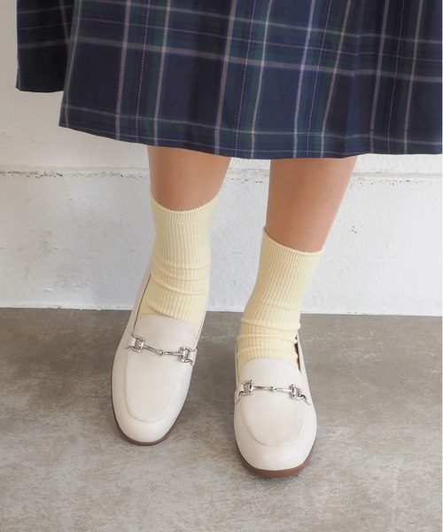 あしながおじさん（アシナガオジサン）の「2810609（ローファー・レディース・ブラウン系その他/ブラック/オフホワイト・23cm/22.5cm/24.5cm/24cm/23.5cm）」の8枚目の写真