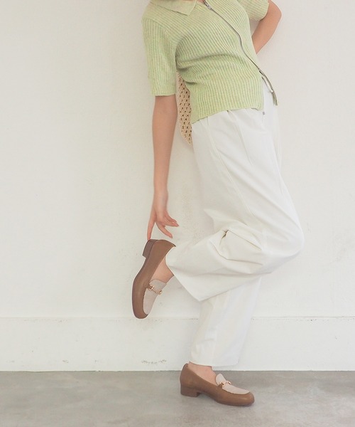 あしながおじさん（アシナガオジサン）の「2810609（ローファー・レディース・ブラウン系その他/ブラック/オフホワイト・23cm/22.5cm/24.5cm/24cm/23.5cm）」の5枚目の写真