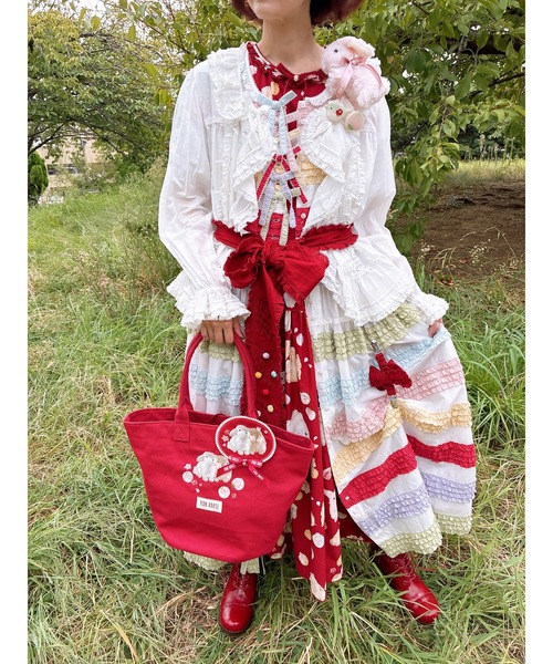 カラフルフリル使いワンピース（ワンピース）｜PINK HOUSE（ピンク