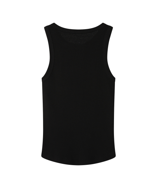 SUNDAY FRUIT MARKET(サンデーフルーツマーケット)の「W) LOVE SUN SLEEVELESS BLACK(Tシャツ/カットソー・レディース・その他・ONE SIZE)」の2枚目の写真