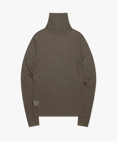 LMCの「WM SHEER HIGH NECK LONG SLEEVE brown(Tシャツ/カットソー・レディース・その他・S/M)」の4枚目の写真