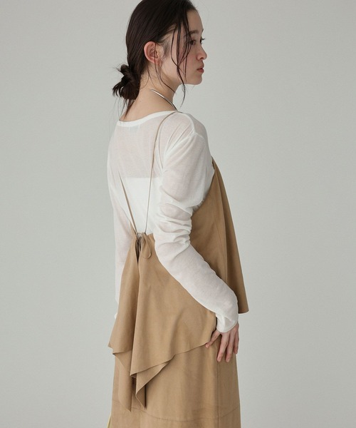 BABYLONE（バビロン）の「スエードキャミ（キャミソール・レディース・キャメル/ベージュ・フリー）」の22枚目の写真