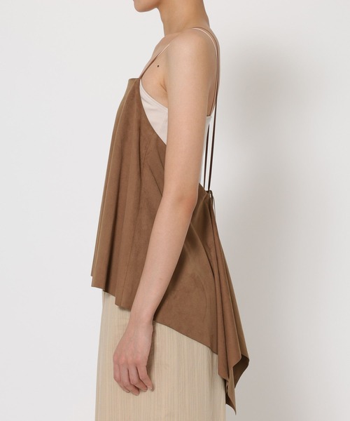 BABYLONE（バビロン）の「スエードキャミ（キャミソール・レディース・キャメル/ベージュ・フリー）」の6枚目の写真