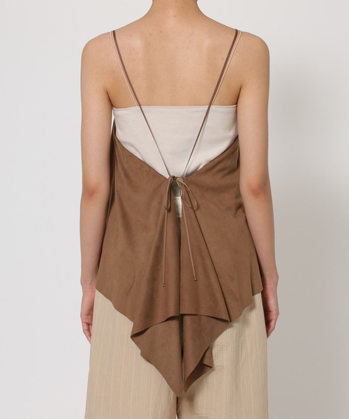 BABYLONE（バビロン）の「スエードキャミ（キャミソール・レディース・キャメル/ベージュ・フリー）」の7枚目の写真