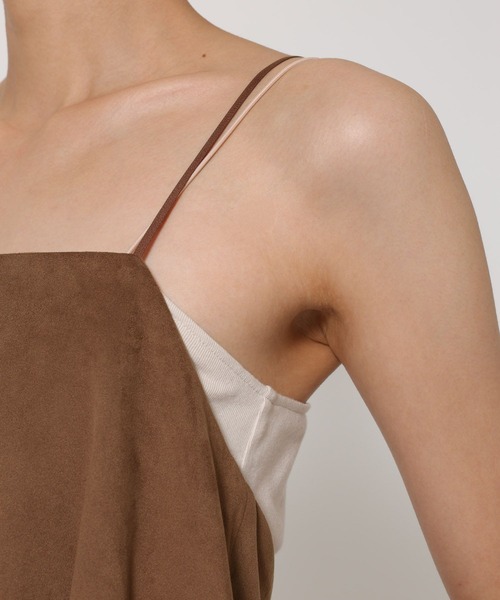 BABYLONE（バビロン）の「スエードキャミ（キャミソール・レディース・キャメル/ベージュ・フリー）」の9枚目の写真