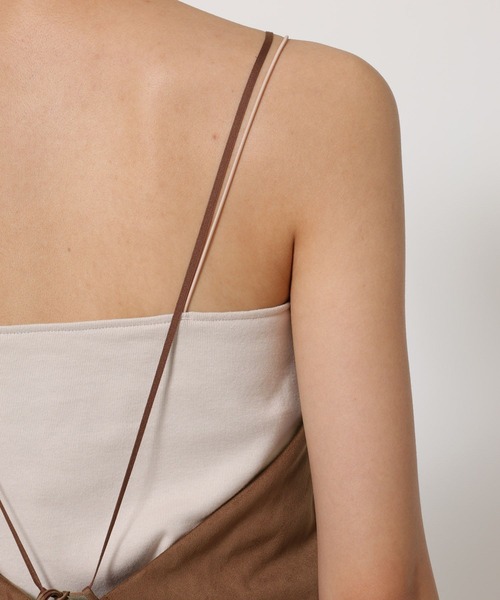 BABYLONE（バビロン）の「スエードキャミ（キャミソール・レディース・キャメル/ベージュ・フリー）」の10枚目の写真