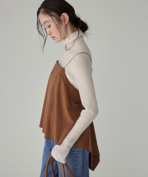 BABYLONE（バビロン）の「スエードキャミ（キャミソール・レディース・キャメル/ベージュ・フリー）」の16枚目の写真