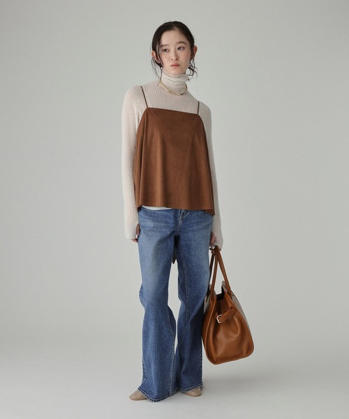 BABYLONE（バビロン）の「スエードキャミ（キャミソール・レディース・キャメル/ベージュ・フリー）」の18枚目の写真