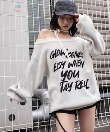 WEGO | WEGO/【26年春新作】2WAYショルダーリボンニット(ニット/セーター)