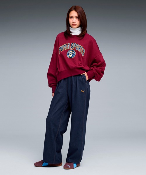 セール】PUMA プーマ ウィメンズ ESS エレベーテッド デニムライク