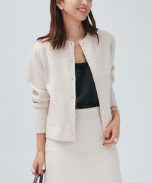 VERMEIL par iena | スムースクルーネックショートカーディガン(カーディガン/ボレロ)