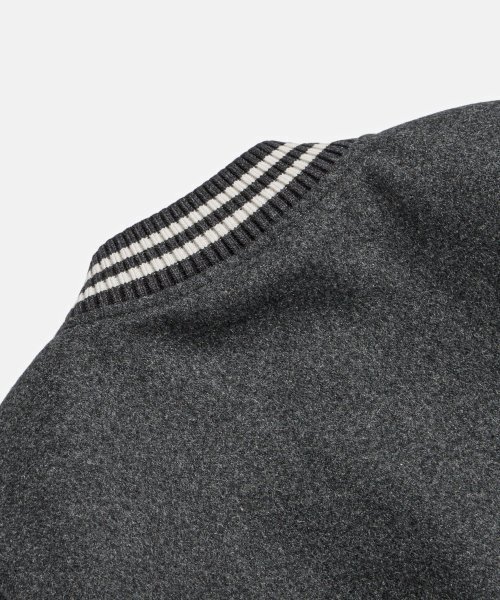 ESPIONAGE(エスピオナジ)の「Standard Varsity Jacket Charcoal(スタジャン・レディース・その他・XL/M/L)」の10枚目の写真