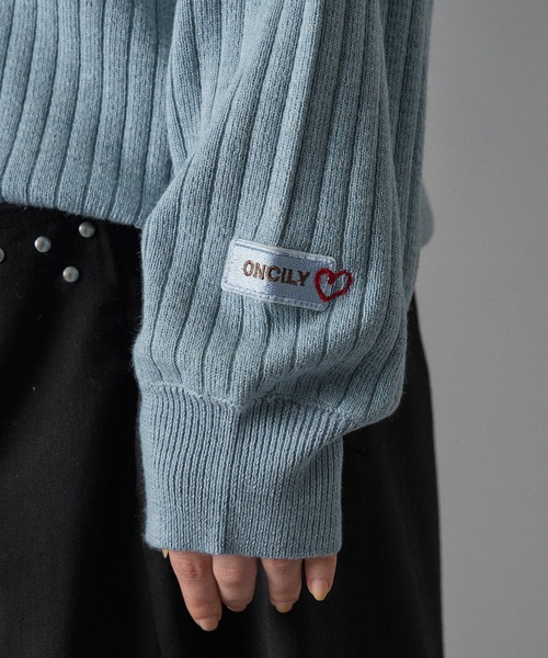 ONCILY(オンシェリー)の「CONTRAST COLLAR RIB KNIT POLO / 襟配色ニットポロ(ポロシャツ・メンズ・ベージュ/チャコールグレー/ブルー・SMALL/MEDIUM/LARGE)」の22枚目の写真