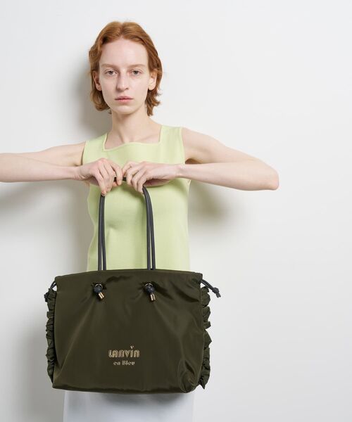 LANVIN en Bleu｜ランバンオンブルーのトートバッグ（グリーン・カーキ