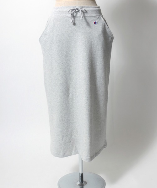Champion(チャンピオン)の「Champion(チャンピオン)ベーシック スウェット ロングスカート レディース/裏毛 マキシ丈 ナロースカート(スカート・レディース・アッシュグレー/ブラック/ネイビー・M/L)」の12枚目の写真