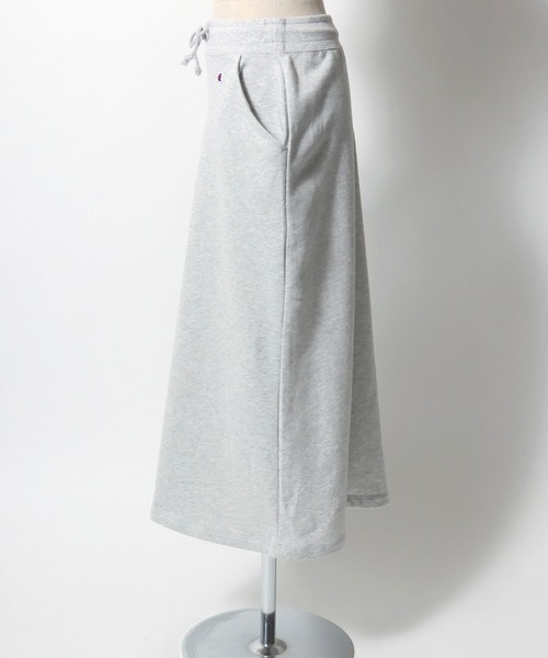 Champion(チャンピオン)の「Champion(チャンピオン)ベーシック スウェット ロングスカート レディース/裏毛 マキシ丈 ナロースカート(スカート・レディース・アッシュグレー/ブラック/ネイビー・M/L)」の11枚目の写真