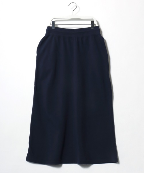 Champion(チャンピオン)の「Champion(チャンピオン)ベーシック スウェット ロングスカート レディース/裏毛 マキシ丈 ナロースカート(スカート・レディース・アッシュグレー/ブラック/ネイビー・M/L)」の4枚目の写真
