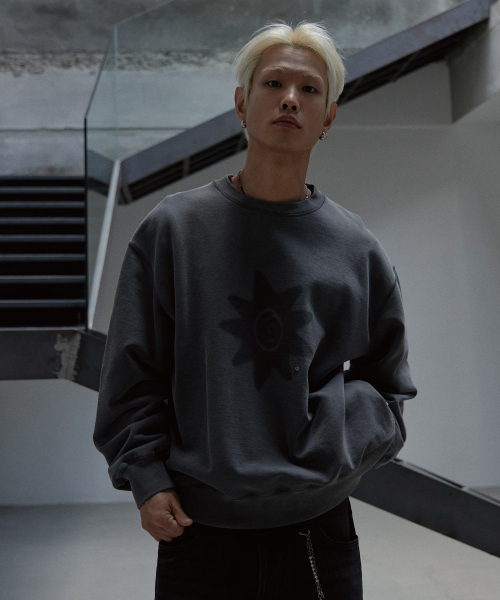 TONY LAWRENCE（トニーローレンス）の「ピグメントプリント スウェットチャコール（スウェット・レディース・その他・LARGE/MEDIUM/SMALL）」の4枚目の写真