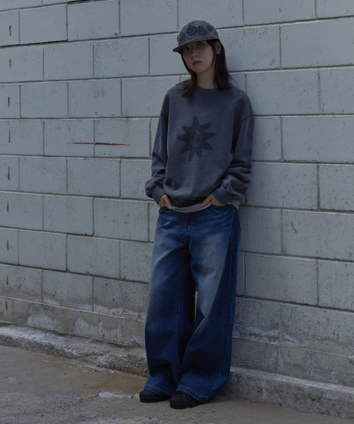 TONY LAWRENCE（トニーローレンス）の「ピグメントプリント スウェットチャコール（スウェット・レディース・その他・LARGE/MEDIUM/SMALL）」の7枚目の写真