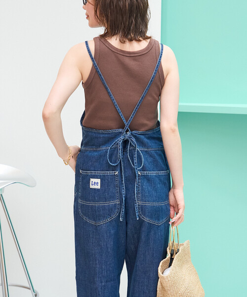 FREAK'S STORE(フリークスストア)の「限定展開 Lee × FREAK'S STORE/リー 別注 RELAX サロペット(サロペット/オーバーオール・レディース・グレー/ブルー/ネイビー/ダークネイビー・MEDIUM/SMALL)」の6枚目の写真