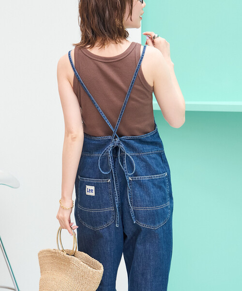 FREAK'S STORE(フリークスストア)の「限定展開 Lee × FREAK'S STORE/リー 別注 RELAX サロペット(サロペット/オーバーオール・レディース・グレー/ブルー/ネイビー/ダークネイビー・MEDIUM/SMALL)」の9枚目の写真