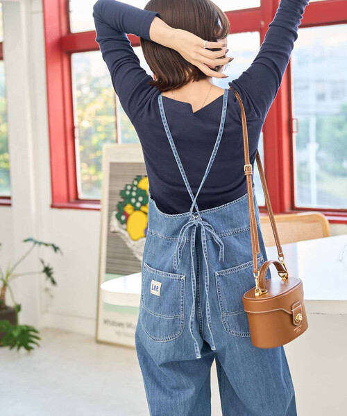 FREAK'S STORE(フリークスストア)の「限定展開 Lee × FREAK'S STORE/リー 別注 RELAX サロペット(サロペット/オーバーオール・レディース・グレー/ブルー/ネイビー/ダークネイビー・MEDIUM/SMALL)」の19枚目の写真