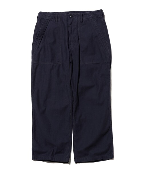 BEAMS PLUS（ビームスプラス）の「MIL Utility Trousers Reversed Sateen（その他パンツ・メンズ・グリーン/オリーブ/ネイビー/ブラック・SMALL/X-LARGE/LARGE/MEDIUM）」の4枚目の写真