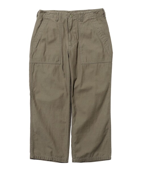BEAMS PLUS（ビームスプラス）の「MIL Utility Trousers Reversed Sateen（その他パンツ・メンズ・グリーン/オリーブ/ネイビー/ブラック・SMALL/X-LARGE/LARGE/MEDIUM）」の3枚目の写真