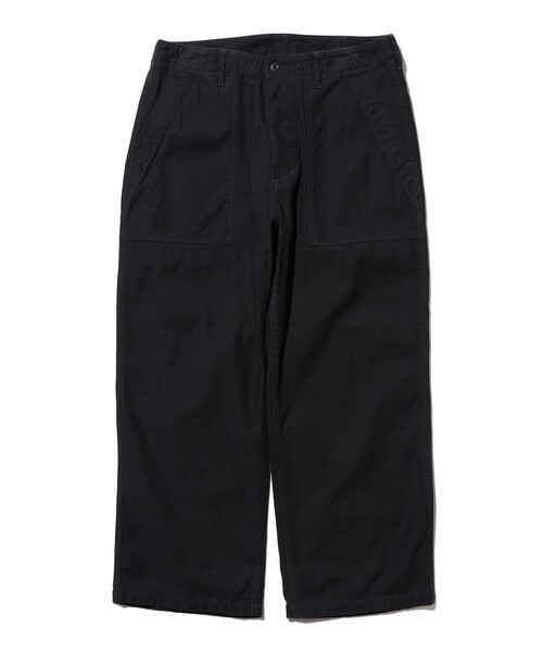 BEAMS PLUS（ビームスプラス）の「MIL Utility Trousers Reversed Sateen（その他パンツ・メンズ・グリーン/オリーブ/ネイビー/ブラック・SMALL/X-LARGE/LARGE/MEDIUM）」の2枚目の写真
