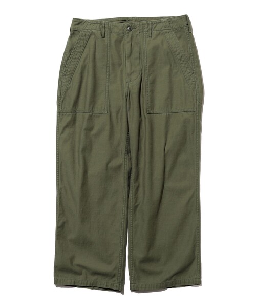 BEAMS PLUS（ビームスプラス）の「MIL Utility Trousers Reversed Sateen（その他パンツ・メンズ・グリーン/オリーブ/ネイビー/ブラック・SMALL/X-LARGE/LARGE/MEDIUM）」の17枚目の写真