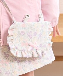 Lycee mine（リセマイン）の「【スクール対応】【撥水・防汚・耐久・UV】リボン付きフリル移動ポケット（ポーチ）」