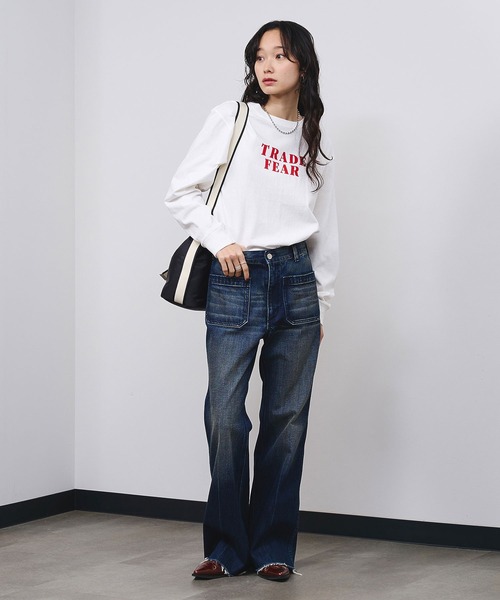 OUTDOOR PRODUCTS（アウトドアプロダクツ）の「【EC限定】OUTDOOR 2WAY BELT TOTE S（トートバッグ・レディース・ベージュ/ブラック/ホワイト・ONE SIZE）」の8枚目の写真