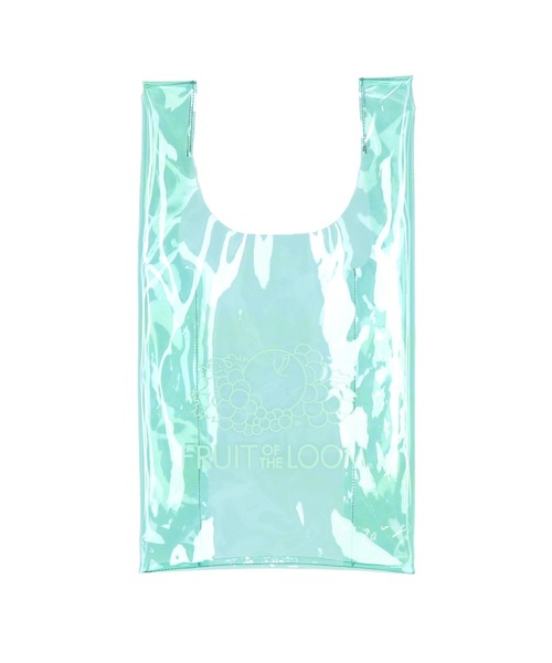 FRUIT OF THE LOOM(フルーツオブザルーム)の「【FRUIT OF THE LOOM/フルーツオブザルーム】CLEAR SHOPPING BAG / クリアショッピングバッグ(トートバッグ・レディース・サックスブルー/イエロー/ミント・FREE)」の2枚目の写真