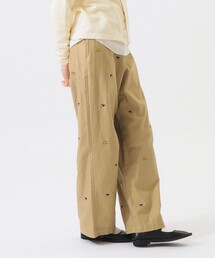 BEAMS BOY | ボーイ ドッグ エンブロイダリー チノ(チノパンツ)