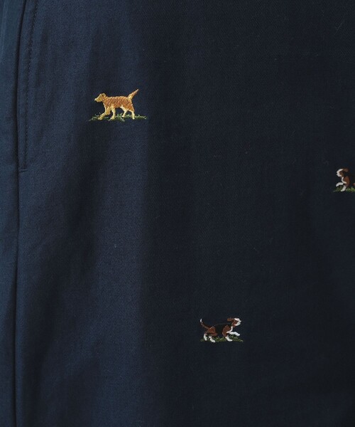 BEAMS BOY（ビームスボーイ）の「ボーイ ドッグ エンブロイダリー チノ（チノパンツ・レディース・ベージュ/ネイビー・0/2/1）」の20枚目の写真