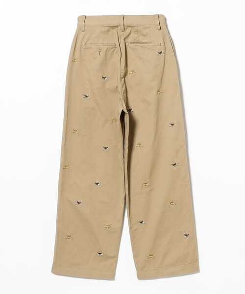 BEAMS BOY（ビームスボーイ）の「ボーイ ドッグ エンブロイダリー チノ（チノパンツ・レディース・ベージュ/ネイビー・0/2/1）」の10枚目の写真