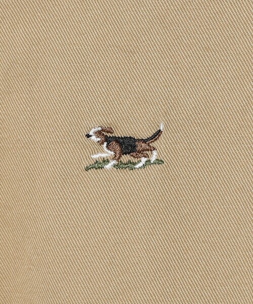 BEAMS BOY（ビームスボーイ）の「ボーイ ドッグ エンブロイダリー チノ（チノパンツ・レディース・ベージュ/ネイビー・0/2/1）」の11枚目の写真