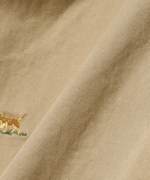 BEAMS BOY（ビームスボーイ）の「ボーイ ドッグ エンブロイダリー チノ（チノパンツ・レディース・ベージュ/ネイビー・0/2/1）」の12枚目の写真