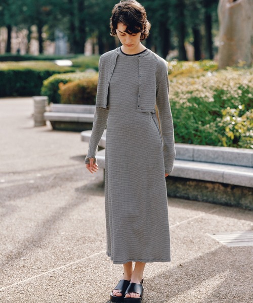 Mila Owen（ミラオーウェン）の「UVケアテレコボレロカーディガン（カーディガン/ボレロ・レディース・オリーブ/ブラック/その他・0/1）」の17枚目の写真