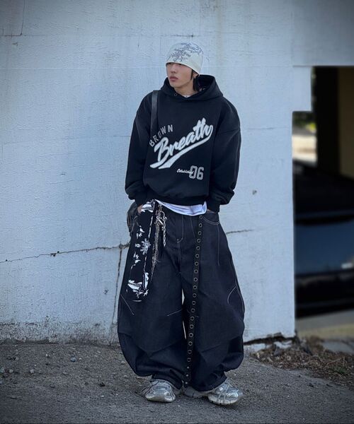 BROWNBREATH(ブラウンブレス)の「BREATH WASHED HOODIE - BLACK(パーカー・レディース・その他・LARGE/MEDIUM/SMALL/X-LARGE)」の11枚目の写真