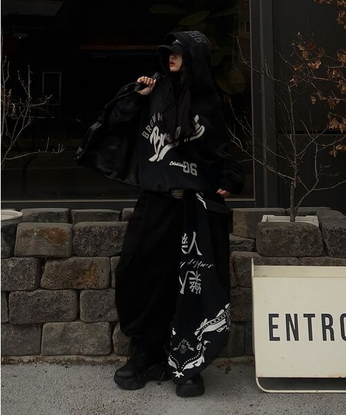 BROWNBREATH(ブラウンブレス)の「BREATH WASHED HOODIE - BLACK(パーカー・レディース・その他・LARGE/MEDIUM/SMALL/X-LARGE)」の13枚目の写真