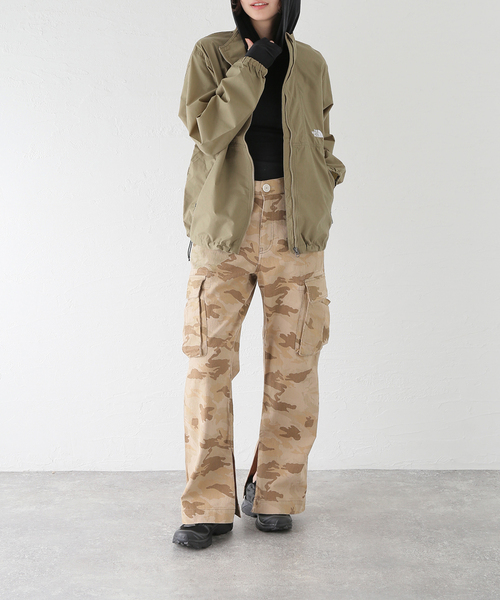 THE NORTH FACE(ザノースフェイス)の「THE NORTH FACE / ザ ノースフェイス COMPACT BLOUSON / NP22631(ナイロンジャケット・メンズ・カーキ/ブラック・LARGE/MEDIUM/SMALL)」の13枚目の写真