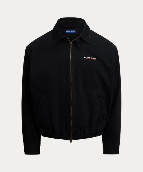 POLO ラルフローレン　ブルゾン　ブラック ビッグ フィット Polo Sport ツイル ジャケット（ブルゾン）｜POLO