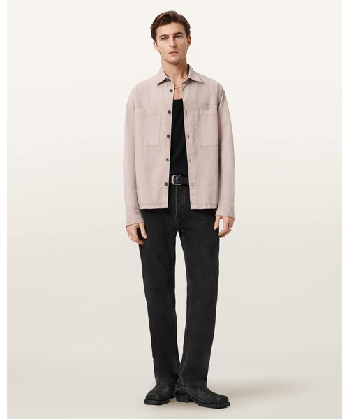 ALLSAINTS（オールセインツ）の「ROHDI LONG SLEEVE OVERSHIRT | ROHDI 長袖 オーバーシャツ（シャツ/ブラウス・メンズ・ホワイト系その他・S/XS/M）」の5枚目の写真