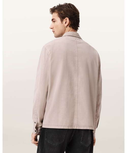 ALLSAINTS（オールセインツ）の「ROHDI LONG SLEEVE OVERSHIRT | ROHDI 長袖 オーバーシャツ（シャツ/ブラウス・メンズ・ホワイト系その他・S/XS/M）」の7枚目の写真
