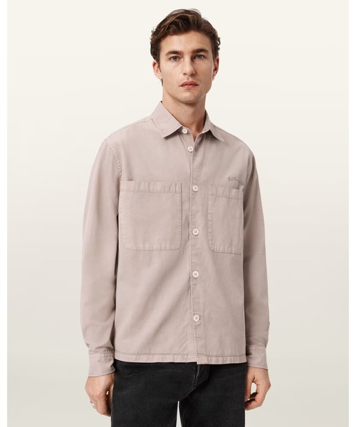 ALLSAINTS(オールセインツ)の「ROHDI LONG SLEEVE OVERSHIRT | ROHDI 長袖 オーバーシャツ(シャツ/ブラウス・メンズ・ホワイト系その他・S/XS/M/L)」の10枚目の写真