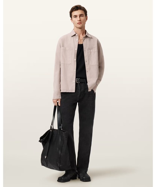ALLSAINTS(オールセインツ)の「ROHDI LONG SLEEVE OVERSHIRT | ROHDI 長袖 オーバーシャツ(シャツ/ブラウス・メンズ・ホワイト系その他・S/XS/M/L)」の9枚目の写真